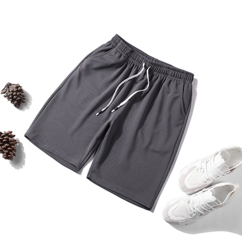 

Men Casual Loose 5-pants Shorts (Color:Dark Gray Size:XXXL)