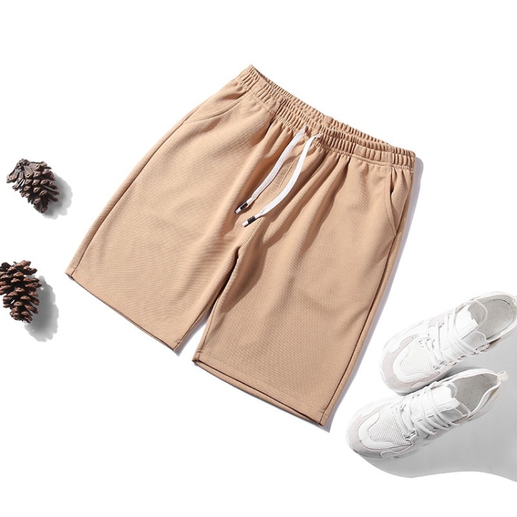 

Men Casual Loose 5-pants Shorts (Color:Khaki Size:XL)