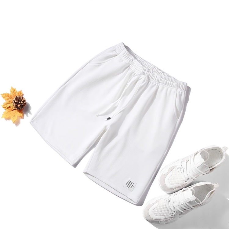 

Men Casual Loose Shorts (Color:White Size:XL)