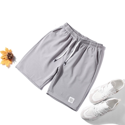 

Men Casual Loose Shorts (Color:Light Grey Size:XXXL)