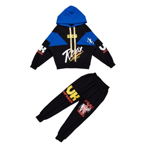 

Handsome Boy Leisure Sports Suit (Color:Dark Blue Size:130cm)