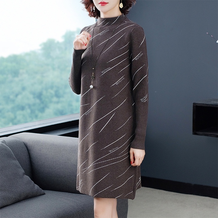 

Outer Wear Thick Loose Long Section Bottoming Shirt (Color:Coffee Size:M)