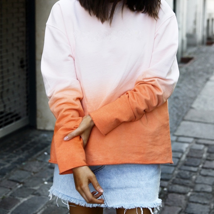 

Wild Long-sleeved Round Neck Pullover Sweatshirt (Color:White Size:S)