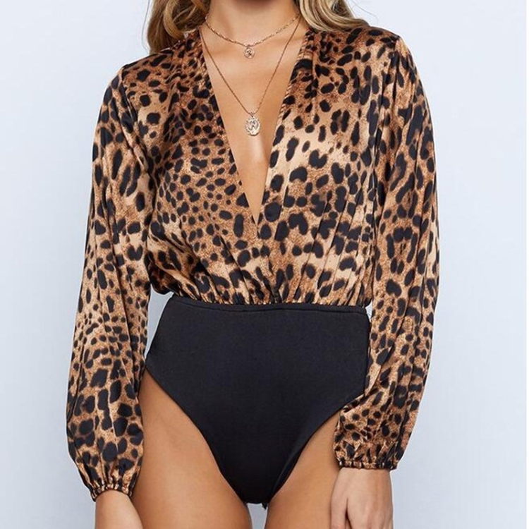 

Leopard Piece Pants (Color:Brown Size:XL)