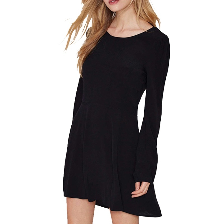 

Striped Hooded Loose Long-sleeved Pregnant Breast-feeding Dress (Color:Black Size:S)