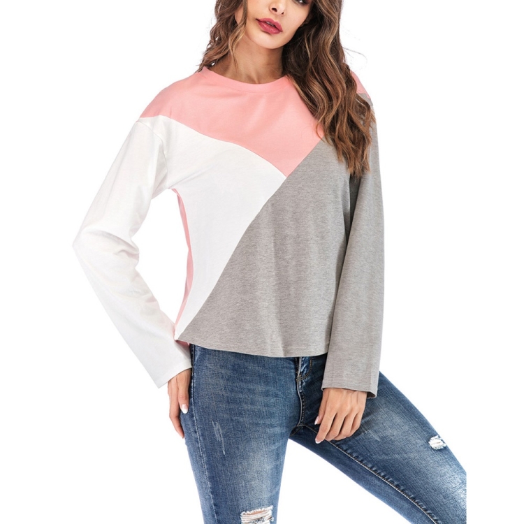 

Fashion Personality Long-sleeved Shirts (Color:Pink Size:S)