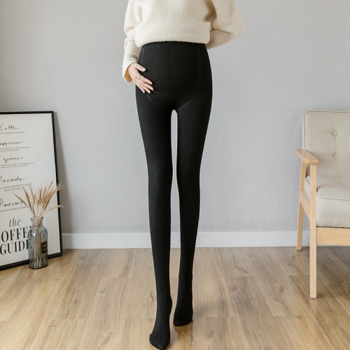 

Plus Velvet Leggings Outer Pregnant Women Pantyhose(Color:Black Size:One Size)