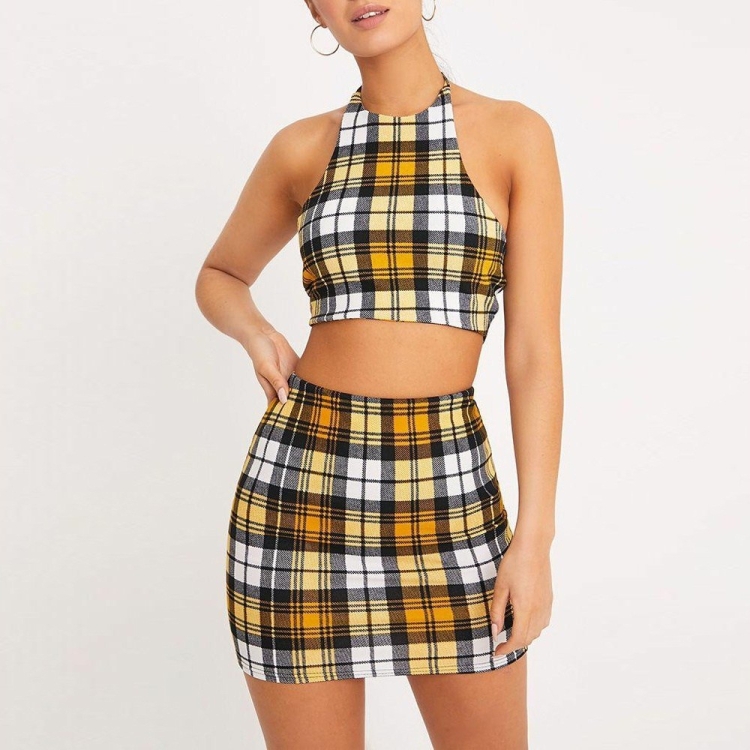 

Fashion Camisole Skirt Suit (Color:As Show Size:S)