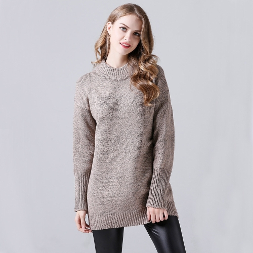 

Women Round Neck Long Sleeve Sweatshirt(Color:Grey Size:One Size)