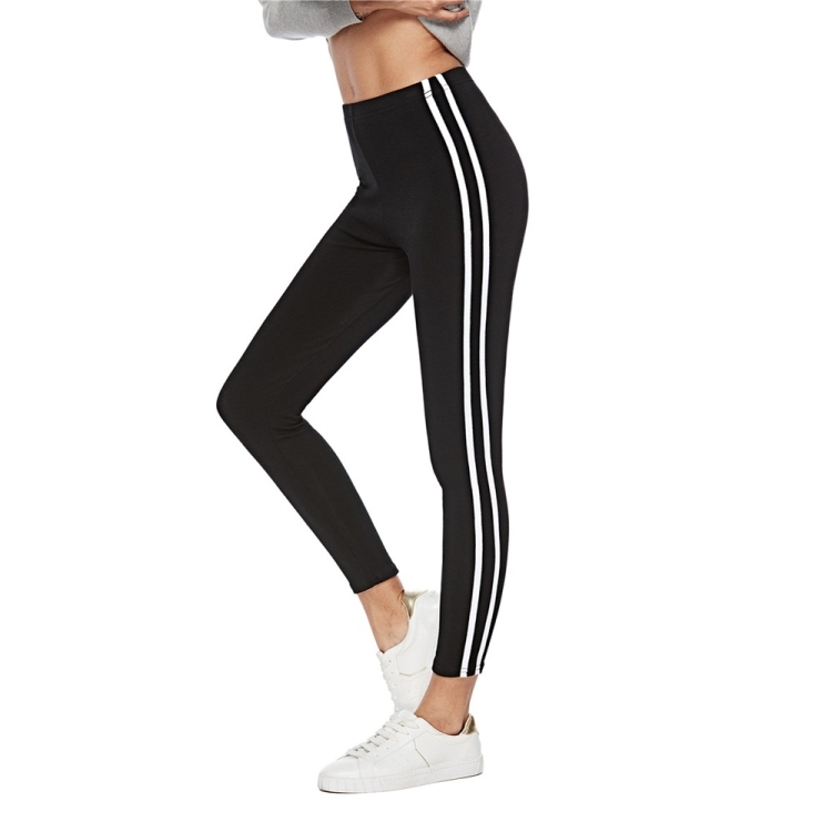 

Women Printed Long Casual Pants (Color:Black Size:L)
