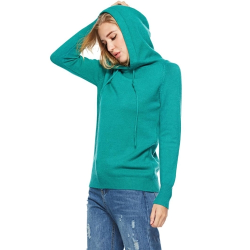 

Women Round Neck Long Sleeve Pullover(Color:Green Size:One Size)