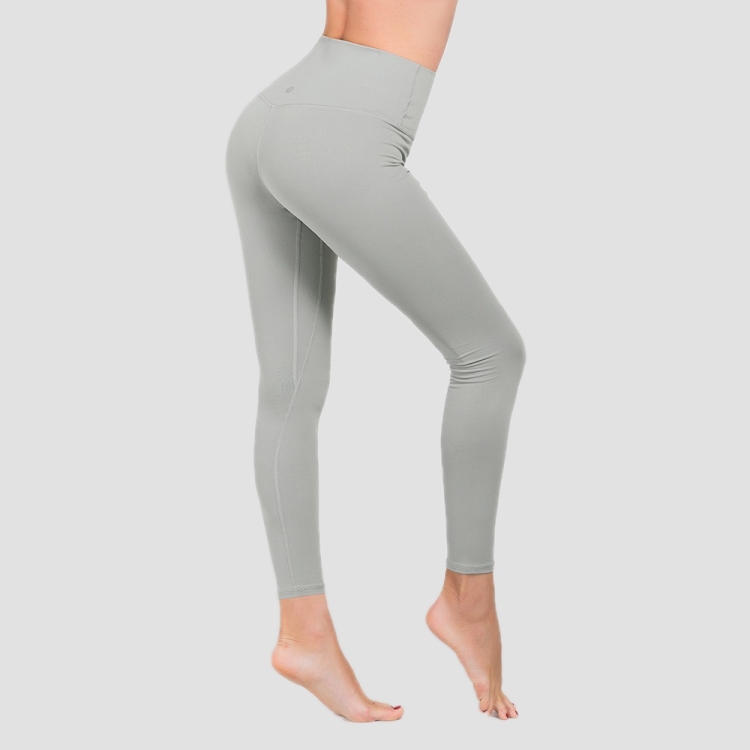 

Women Super Stretch Quick-Dry High Waist Yoga Pants (Color:Grey Size:S)