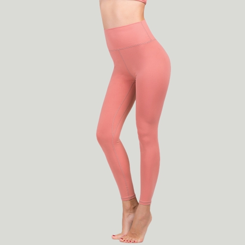 

Women Super Stretch Quick-Dry High Waist Yoga Pants(Color:Coral Pink Size:S)