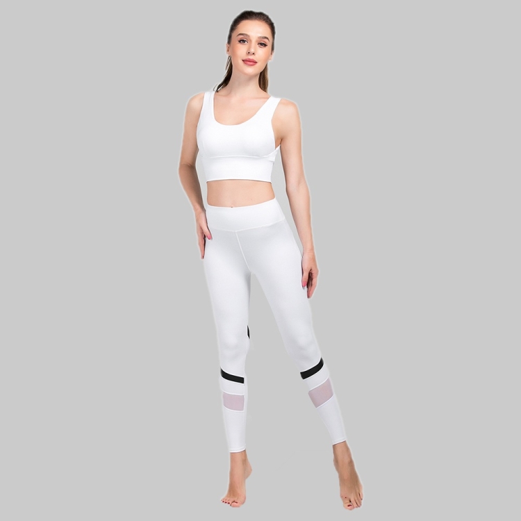 

Women Stretch Quick-Dry High Waist Yoga Pants (Color:White Size:S)