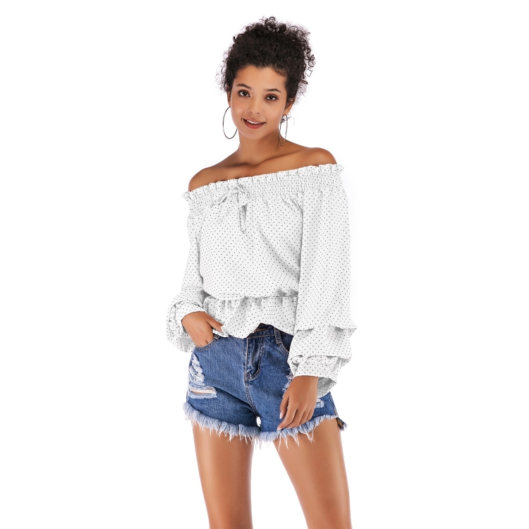 

Mesh Stitching Leopard Long Sleeve (White_L)
