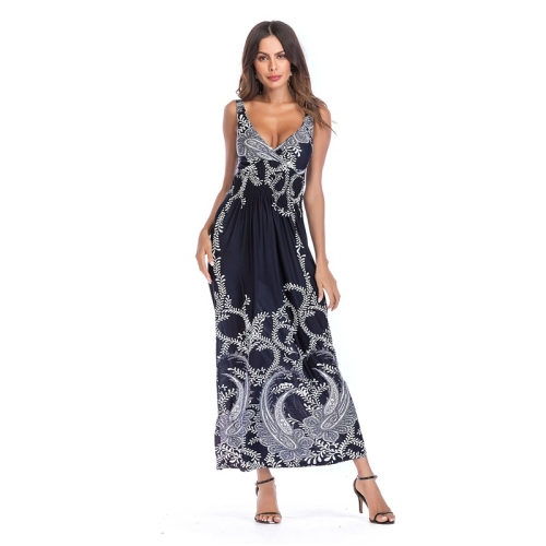 

Women Sexy Long Dress (Color:Black Size:M)