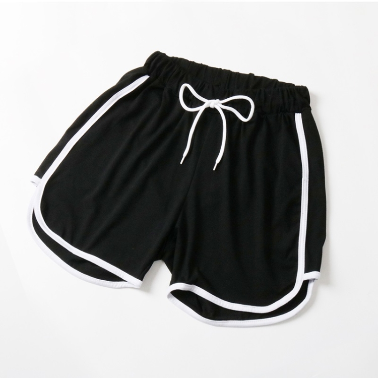

Casual Sports Shorts Ladies Summer Wear Fitness Pants Women (Color:Black Size:S)