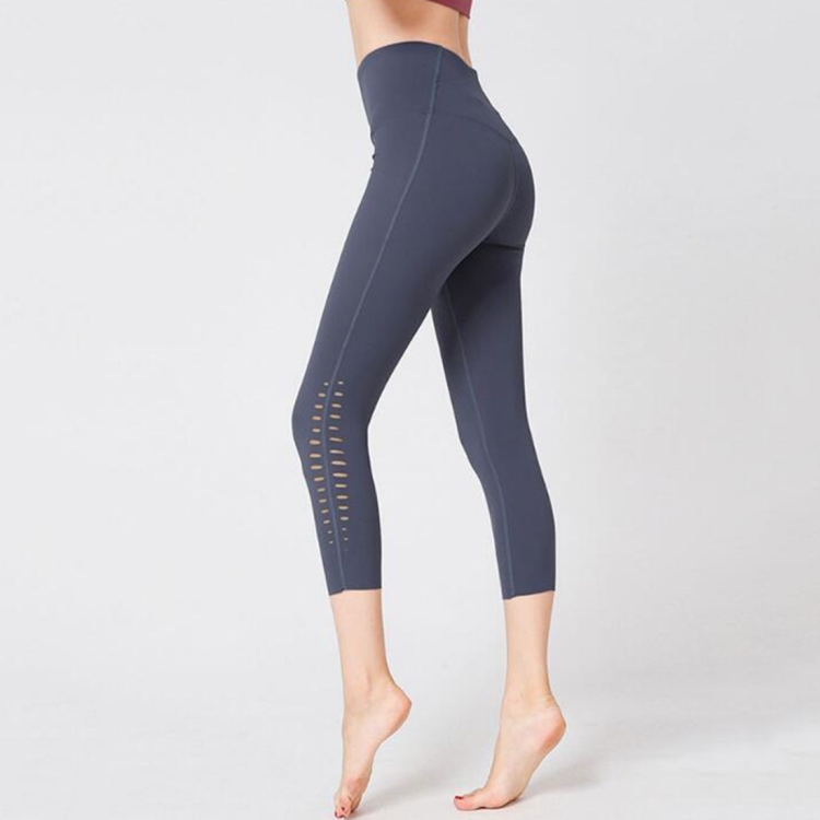 

Quick-drying Sports Hips Running Fitness Cropped Trousers (Color:Grey Size:M)