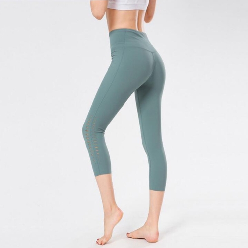 

Quick-drying Sports Hips Running Fitness Cropped Trousers (Color:Cyan Size:XL)