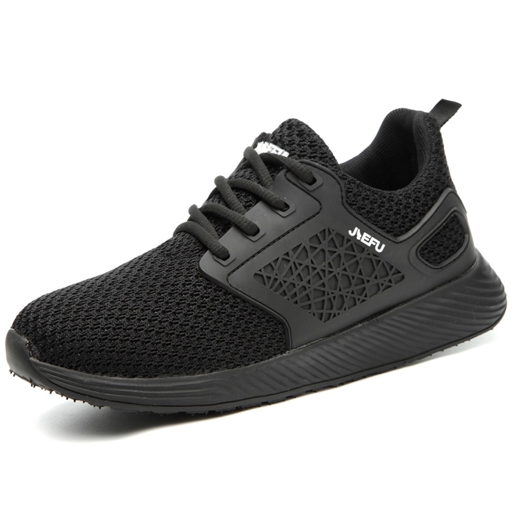 

Jiefu Portable And Breathable Electrical Insulating Labor Protection Shoes (Color:Black Size:40)