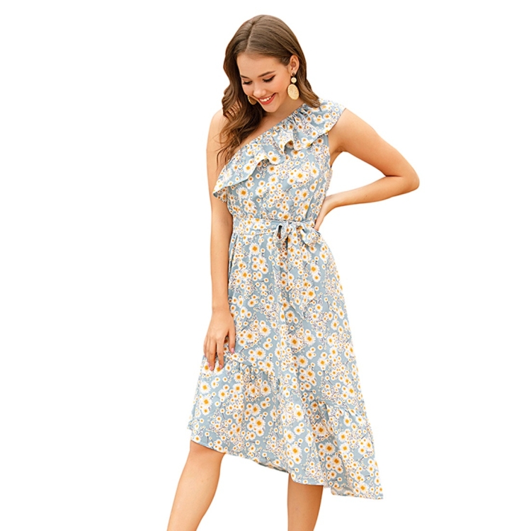 

Sexy Shoulder Daisy Dress (Color:Chrysanthemum Size:S)