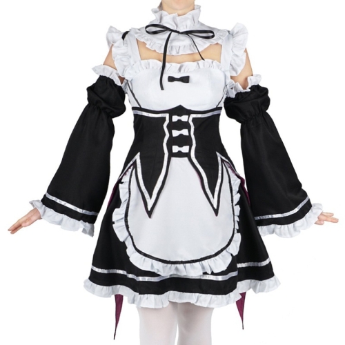 

Cosplay Maid Outfit Life Clothes (Color:White Size:L)