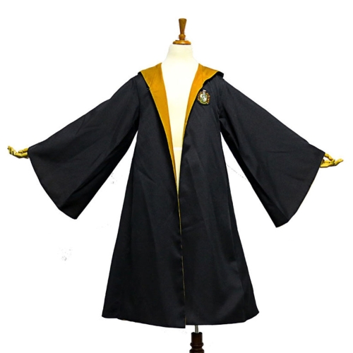 

Loose Game Cosplay Cloak Robe (Color:Black Yellow Size:XS)