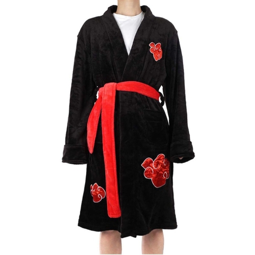

Cosplay Dressing Gown Bathrobe (Color:Black Red Size:S)
