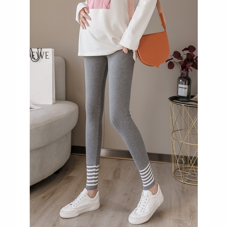 

Outer Wear Trendy Mother Fashion Belly Lifting Leggings Spring And Autumn Models Of Small Feet Pants Work Pants Autumn (Color:Dark Gray Size:M)