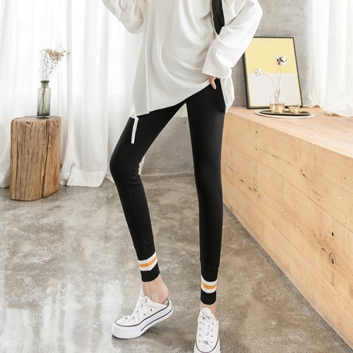 

Leggings, Spring And Autumn Wear, Fashion Trendy Mothers, Pregnant Women Trousers, Thin Pants (Color:Black Size:M)