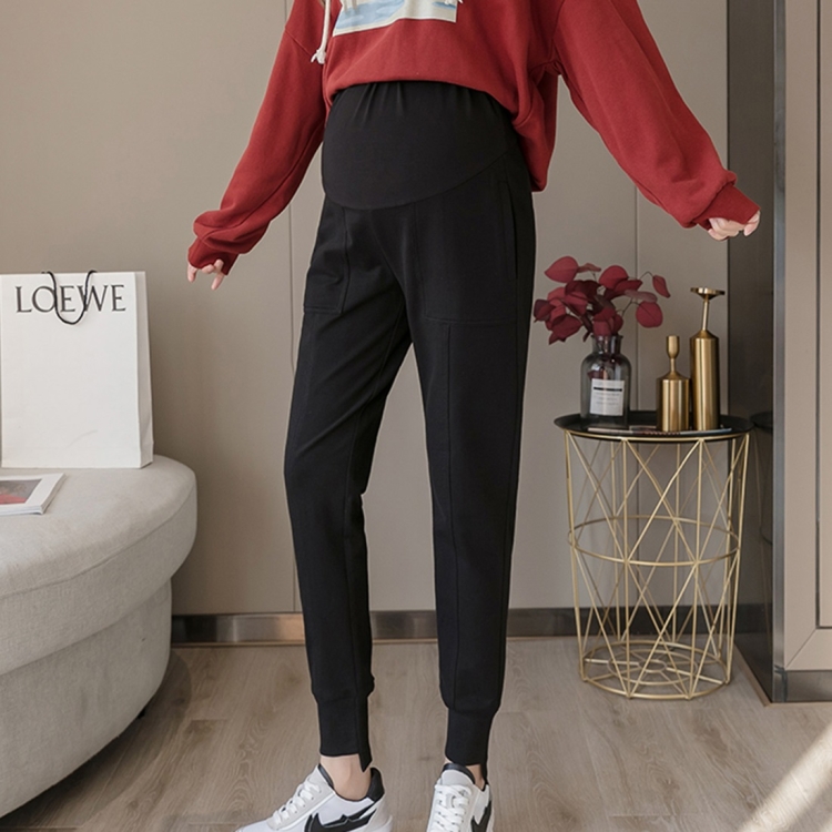 

Fashion Trendy Mother Spring And Autumn Leggings Autumn And Winter Sports Pants Casual Work Autumn (Color:Black Size:L)