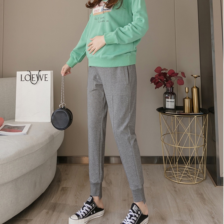 

Fashion Trendy Mother Spring And Autumn Leggings Autumn And Winter Sports Pants Casual Work Autumn (Color:Dark Gray Size:M)