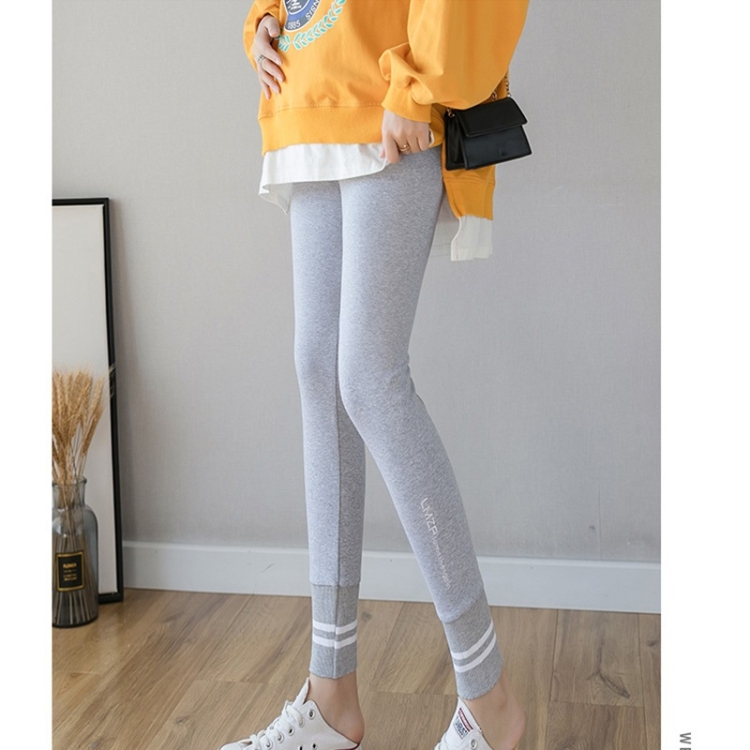 

Autumn Leggings For Pregnant Women (Color:Light Gray Size:XL)
