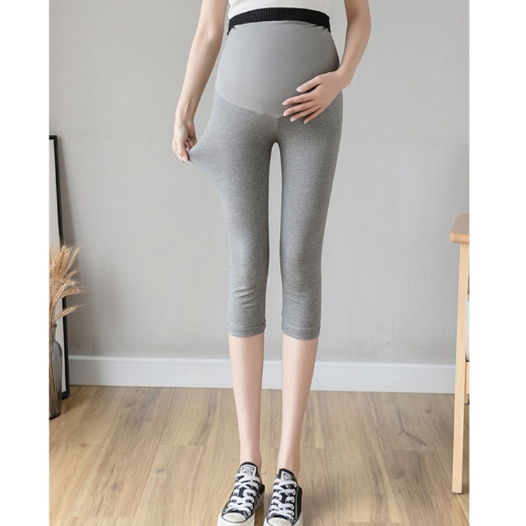 

Summer Thin Maternity Yoga Sweatpants Bottoming Cropped Pants For Outer Wear (Color:Dark Gray Size:XXL)