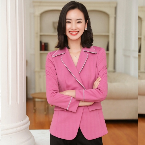 

Casual Fashion Suit (Color:Pink Purple Size:XL)