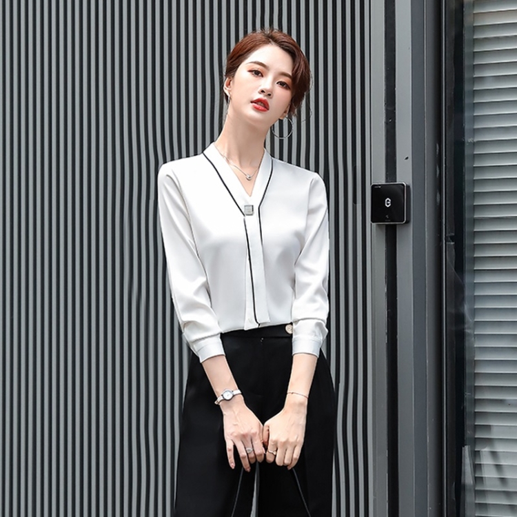

Shirt Suit Business Wear Bottoming Shirt Casual Suit Bottoming Shirt (Color:White Size:XXXXXL)