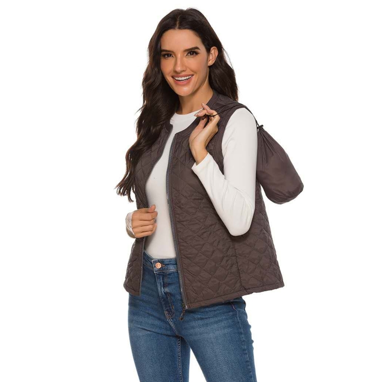 

Women Winter Short Cotton Vest (Color:Dark Grey Size:Free Size)