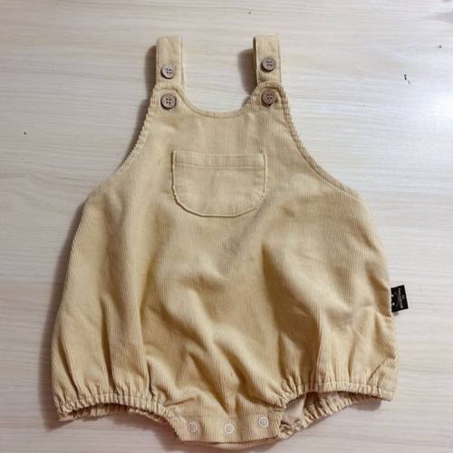 

Autumn Corduroy Baby Overalls Jumpsuit (Color:Beige Size:80cm)