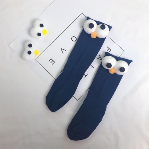 

Baby Cotton Cartoon Cute Big Eyes Stockings (Color:Navy Blue Size:Free Size)