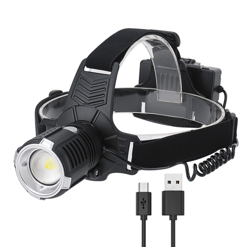 

YWXLight 2200LM 6500K High Power XHP70 Strong Light Highlight Headlight USB Charging Outdoor Fishing Focusing Headlight