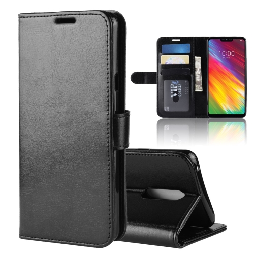 

R64 Texture Horizontal Flip Leather Case For LG G7 Fit, With Holder & Card Slots & Wallet