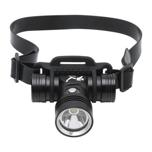 

YWXLight 60m Underwater Photography Video Fill-up Headlight Diving Flashlight with Battery Display Function(Headlight)