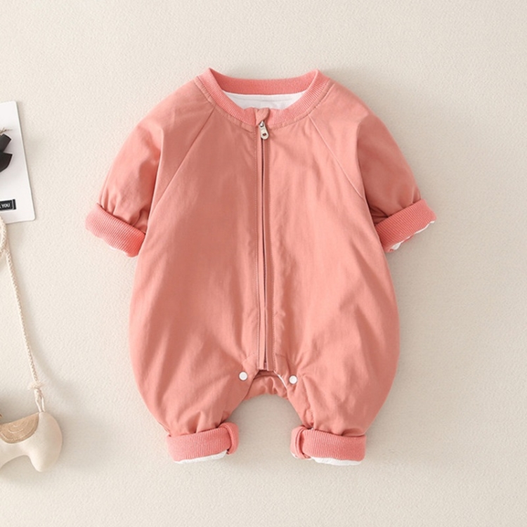 

Winter Smiley Letter Pattern Cotton Baby Romper (Color:Red Size:90cm)