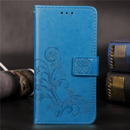 

For Motorola One Power (P30 Note) G7 Pressed Flowers Horizontal Flip Leather Case With Magnetic Buckle & Holder & Card Slots & Wallet (Blue)