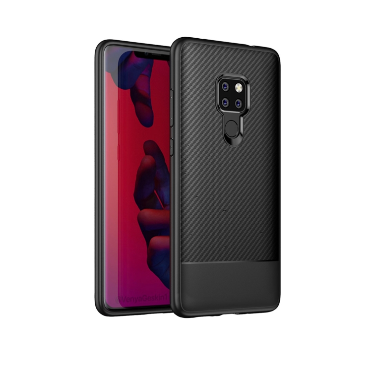 

Lewei Carbon Fiber Texture TPU Case For Huawei Mate20 (Black)