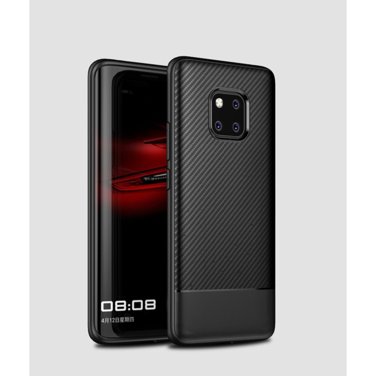 

Lewei Carbon Fiber Texture TPU Case For Huawei Mate20 Pro (Black)