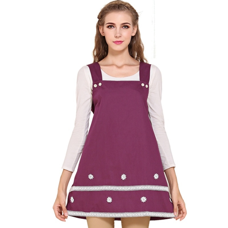 

Square Collar Radiation Protection Maternity Dress (Color:Purple Size:L)