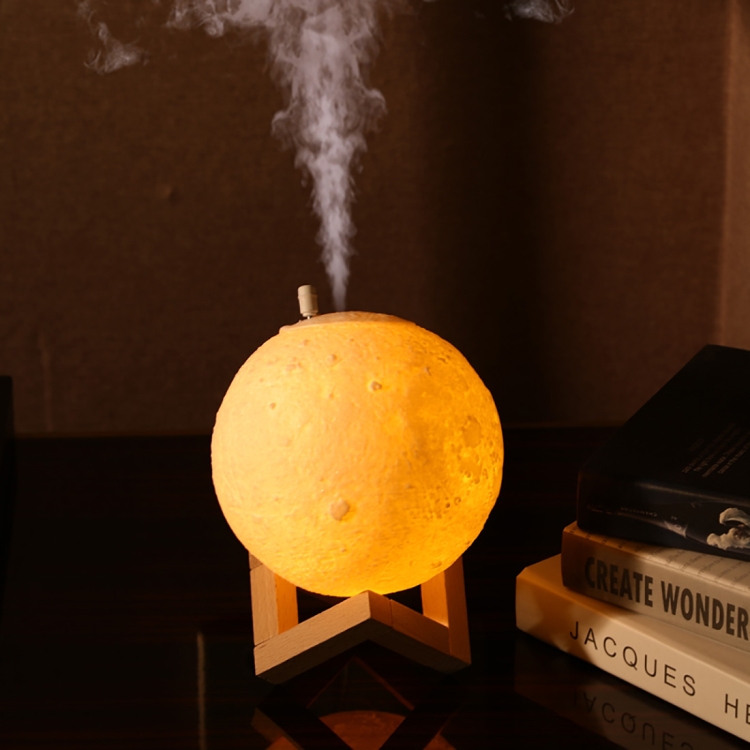

Lunar Lantern Portable Mute Desktop Air Humidifier with Night Light, Capacity: 880ml