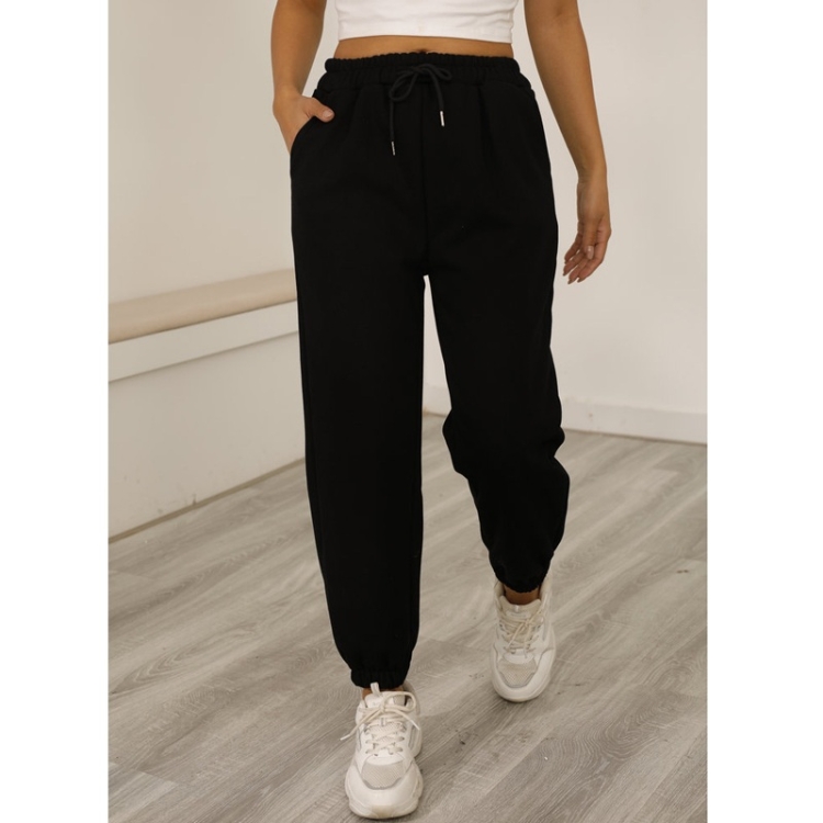 

Women Casual Loose Plus Velet Pants (Color:Black Size:S)