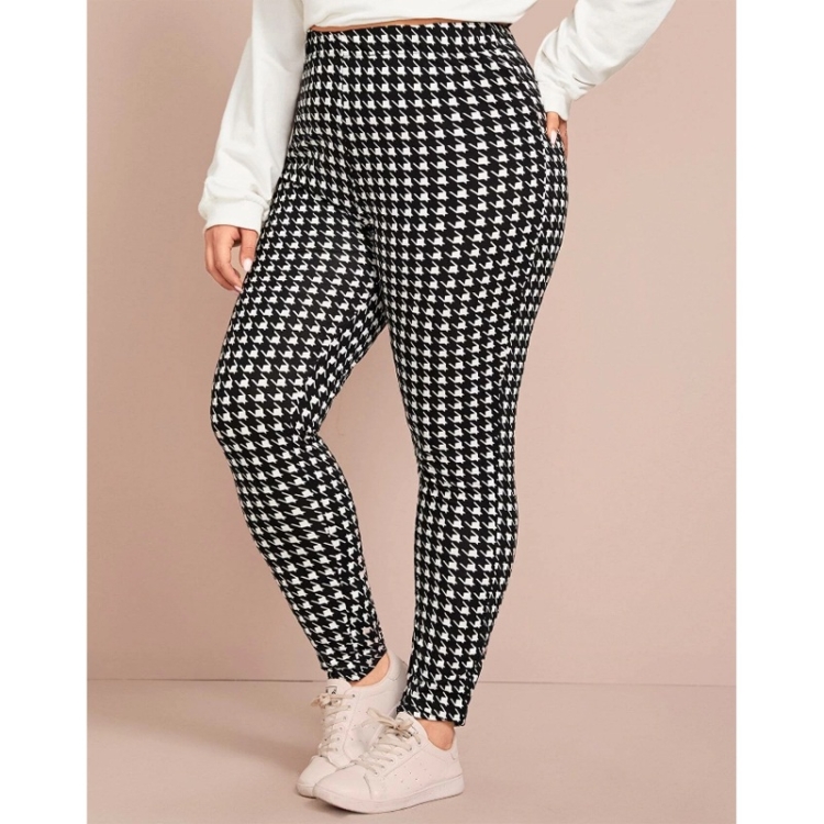 

Women Plus Size Casual Loose Swallow Gird Trousers (Color:As Show Size:XL)